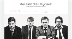 Desktop Screenshot of dieheydays.de